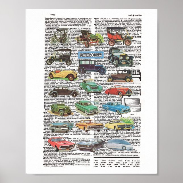 Classic Cars Poster (Framsidan)