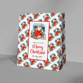 Classic Cartoon Santa Claus whimsical holiday