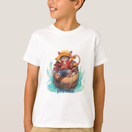 Classic Cat Pirate T Shirt