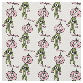 Classic Cereal Alien Fabric Tyg