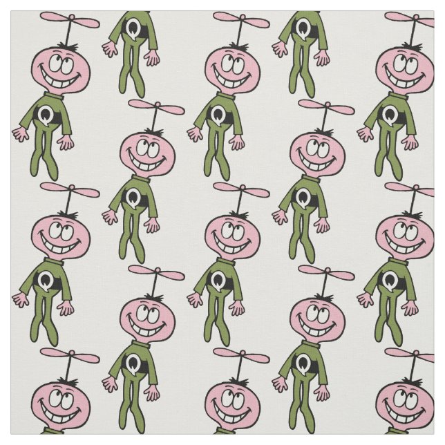 Classic Cereal Alien Fabric Tyg (Provkarta)