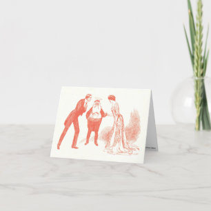 Classic Charles Dana Gibson-julkort Helgkort