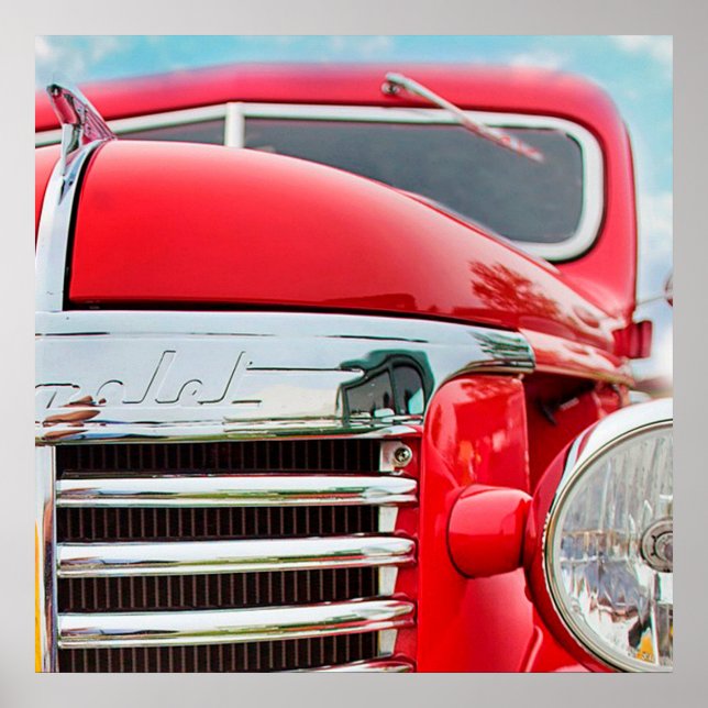 Classic Chevrolet Lastbil Poster (Framsidan)