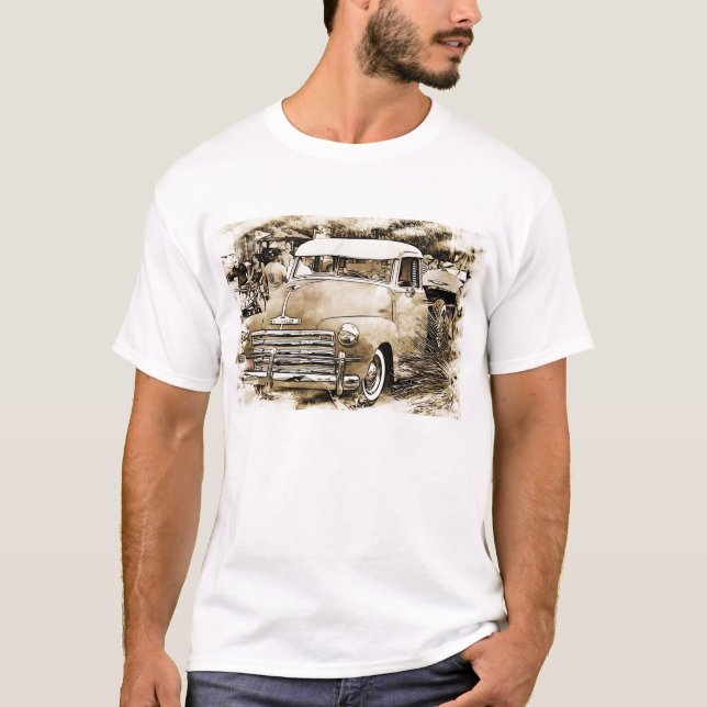 Classic Chevrolet Lastbil T-shirt (Framsida)