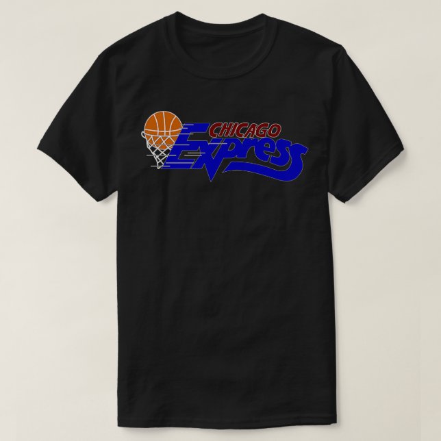 Classic Chicago Express Basketball TShirt T Shirt (Design framsida)