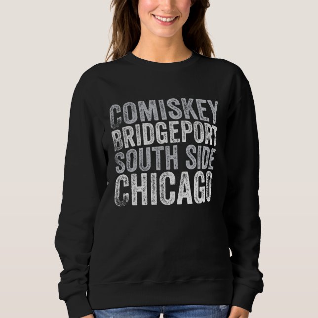Classic Chicago Illinois Baseball Fan Comiskey Ret T Shirt (Framsida)
