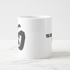 Classic Chinese Calligraphy-Rain-#001- Jumbo Mugg