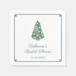 Classic Chinoiserie Julgran Helgdagar Party Pappersservett