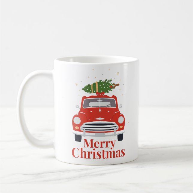 Classic Christmas Car Kaffemugg (Vänster)