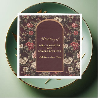 Classic Christmas Chinoiserie Romantic Wedding  Pappersservett