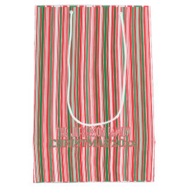 Classic Christmas Green Red Stripes 