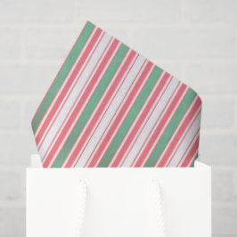 Classic Christmas Green Red Stripes 
