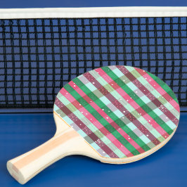 Classic Christmas Stripes Pattern Pingisracket