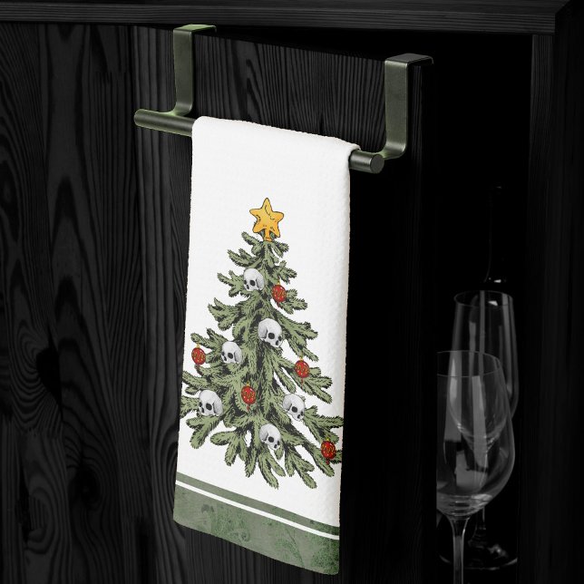 Classic Christmas Tree | Gorgeous Bold Kelly Green Kökshandduk (Skapare uppladdad)