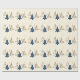 Classic Christmas Tree Ivory Presentpapper