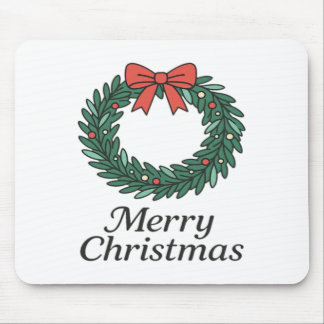 Classic Christmas Wreath – Minimalist Merry Christ Musmatta