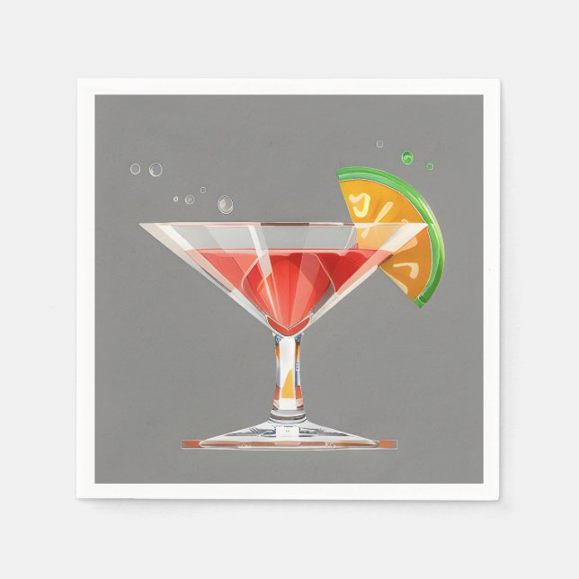 Classic Cocktail Pappersservett (Framsidan)