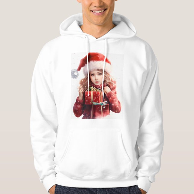 "Classic Comfort: Essential Hooded Sweatshirt" Hoodie (Framsida)