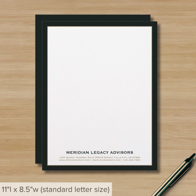Classic Company Letterhead Brevhuvud (Skapare uppladdad)