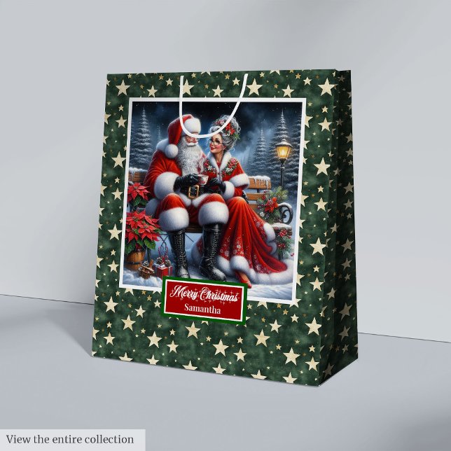 Classic Coolest Mrs. Claus-Helgdag (Classic Coolest Mrs Claus Christmas Holiday Gift Bag)