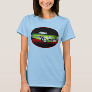 CLASSIC CORVETTE-EMERALD T-SHIRT