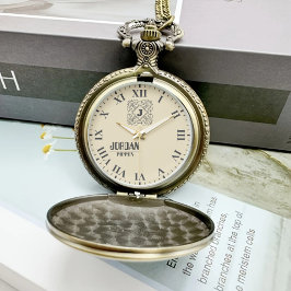 Classic Custom Monogram Formal & Timeless Armbandsur