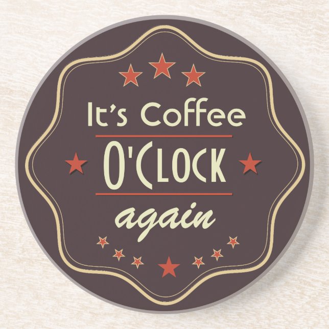 Classic Custom Text Retro Label Underlägg (Framsidan)