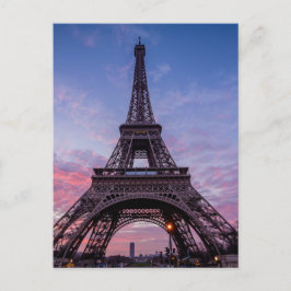 Classic Cute Eiffel Torn Paris Frankrike Photo Vykort