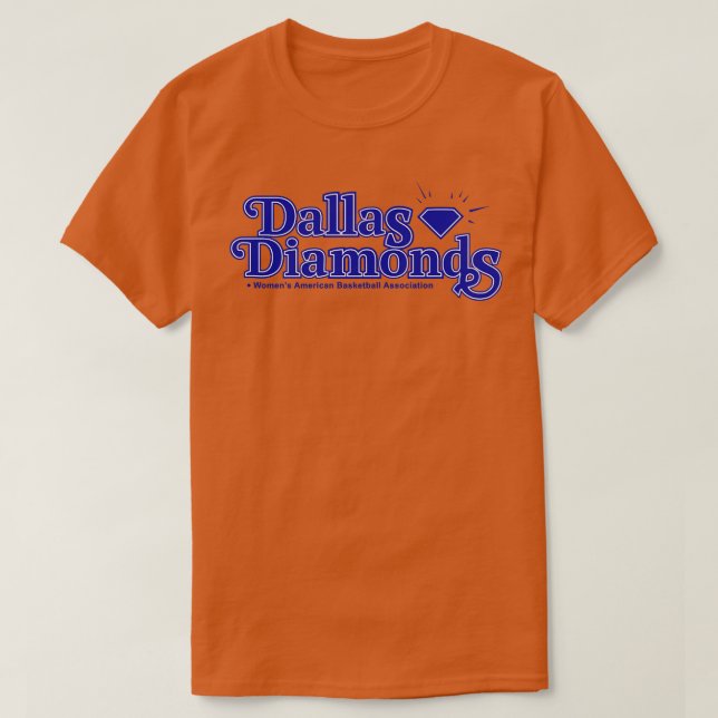 Classic Dallas Diamonds WABA Basketball 1979 TShir T Shirt (Design framsida)