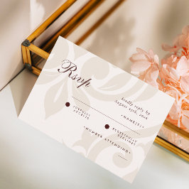 Classic Damask Mahogany Ivory Photo Bröllop OSA