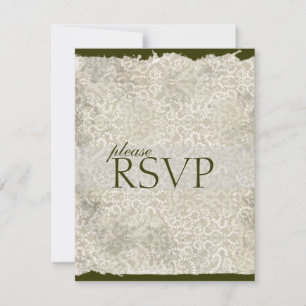 Classic Damask OSA kort, Olive Kort