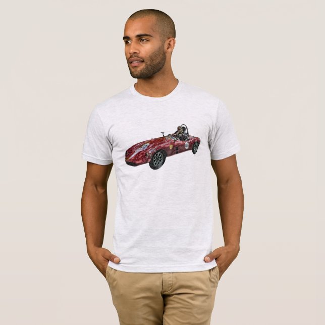 Classic Dancing Pony Abstrakt T-Shirt (Hel framsida)