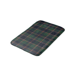 Classic Dark Blue Red Green Plaid Pattern Badrumsmatta