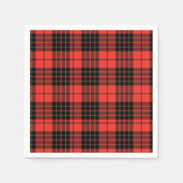 Classic Dark Red Baby Shower Napkins Pappersservett