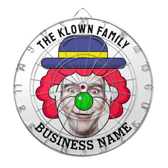 Classic Dartboard with custom text and photo Darttavla (Framsidan)