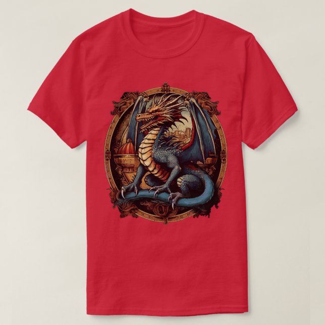 Classic DD Dragon T Shirt (Design framsida)