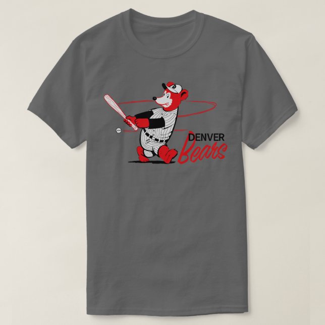 Classic Denver Bears Baseball TShirt T Shirt (Design framsida)