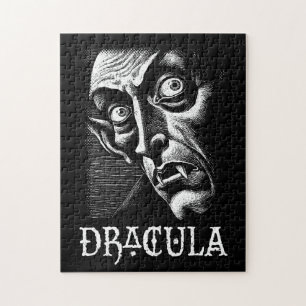 Classic Dracula Vintage Gothic Vampire Halloween Pussel