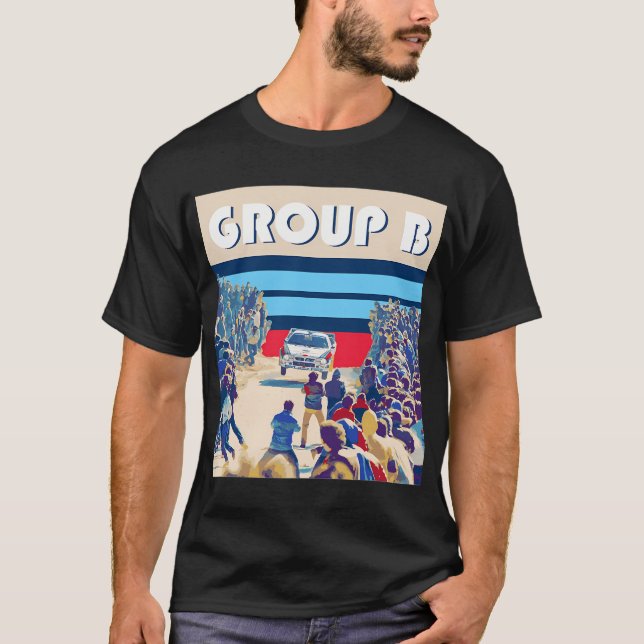 Classic Driver 1983 Lancia 037 Rally Evo 2 Group B T Shirt (Framsida)