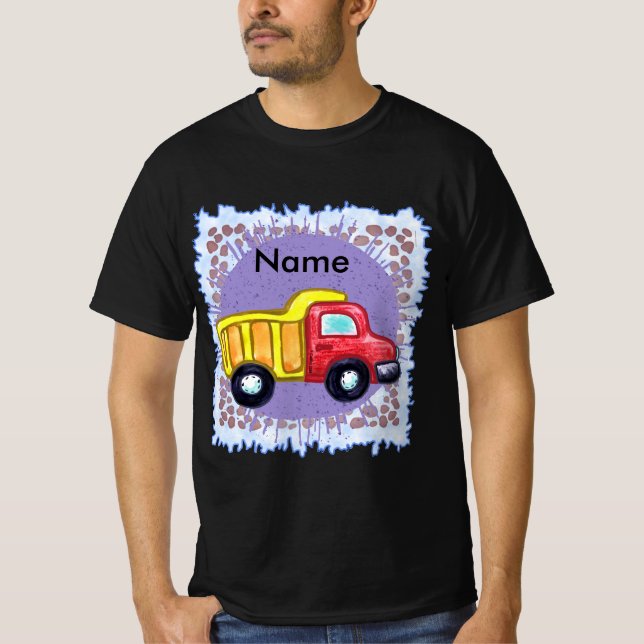 Classic Dump Truck T Shirt (Framsida)