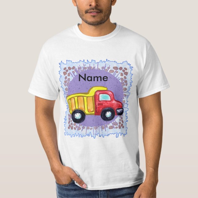 Classic Dump Truck T Shirt (Framsida)