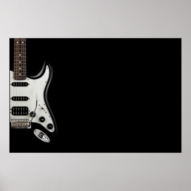 Classic Electric Guitar - Iconic Stratocaster Poster (Framsidan)