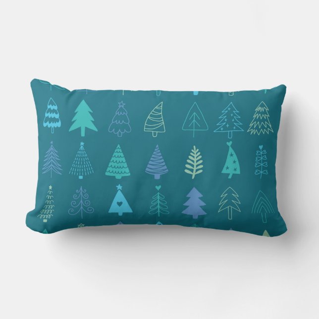 Classic Elegant Christmas Throw Pillow Lumbarkudde (Framsida)