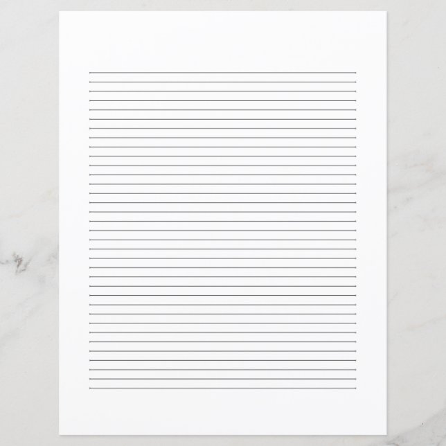 Classic Elegant Monogram Script Stationery (Framsida)