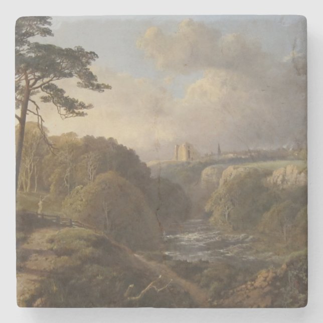 Classic English Ligcape i Derbyshire County Stenunderlägg (Framsidan)