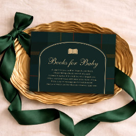 Classic Equestrian Polo Plaid Books for Baby Boy Tilläggskort