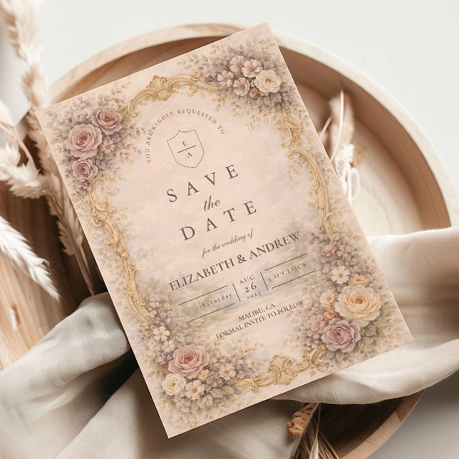 Classic European Baroque Wedding Spara Datumet (Skapare uppladdad)