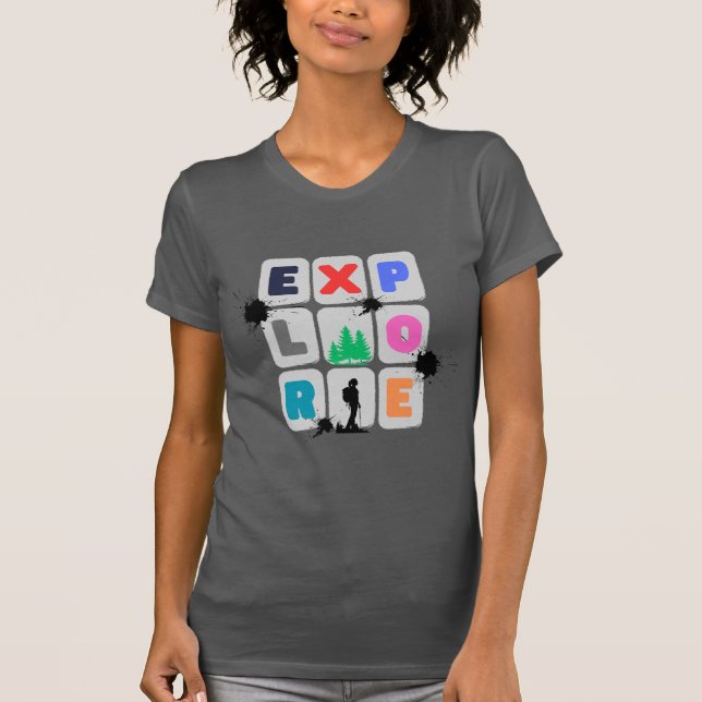 Classic Explore T Shirt (Framsida)