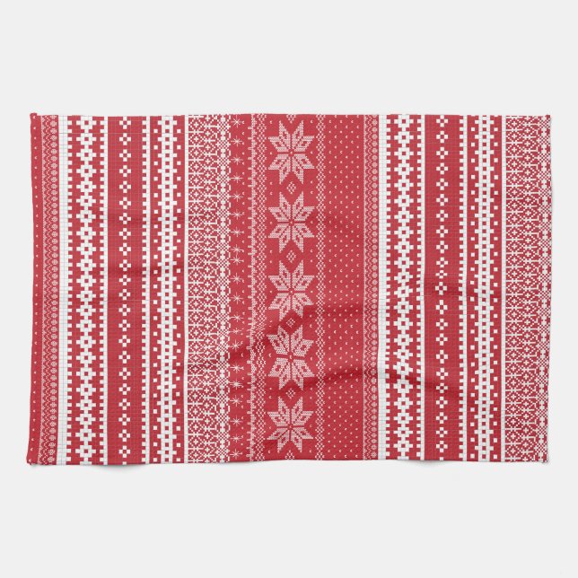 Classic Fair Isle Kitchen Towel Kökshandduk (Horisontell)