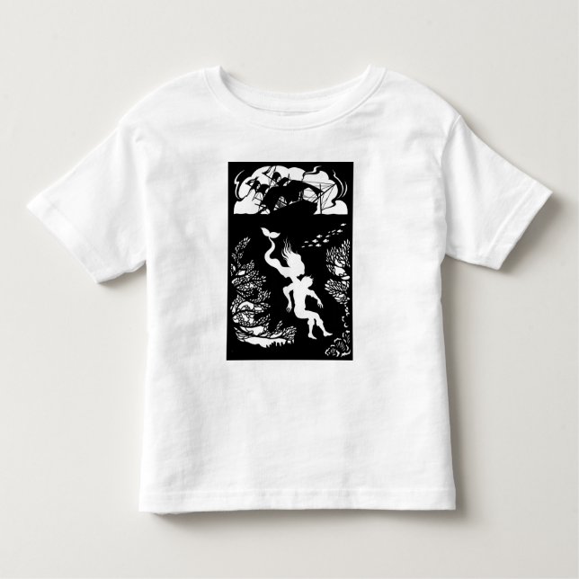 Classic Fairy Tale - unik design. Småbarn T-Shirt (Framsida)